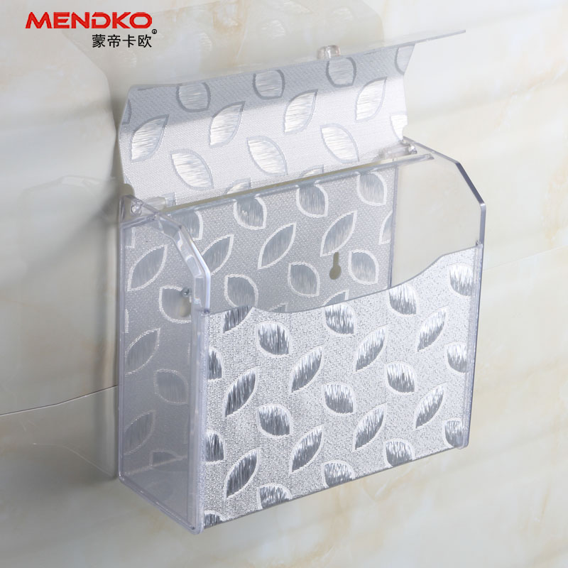 Acrylic tissue box paper box bathroom towel rack waterproof toilet paper box