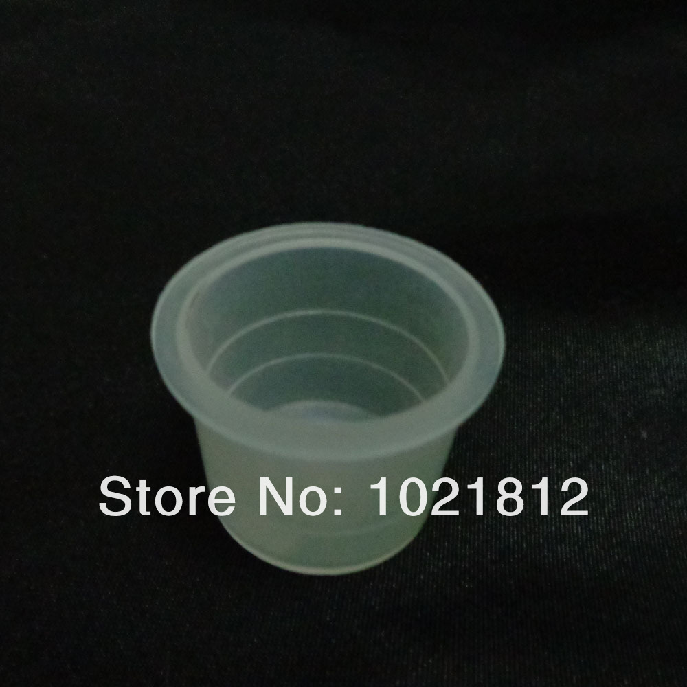 500PCS Middle Size Tattoo Ink Cup Tattoo accesories Inner diameter13mm / Outer diameter 16mm