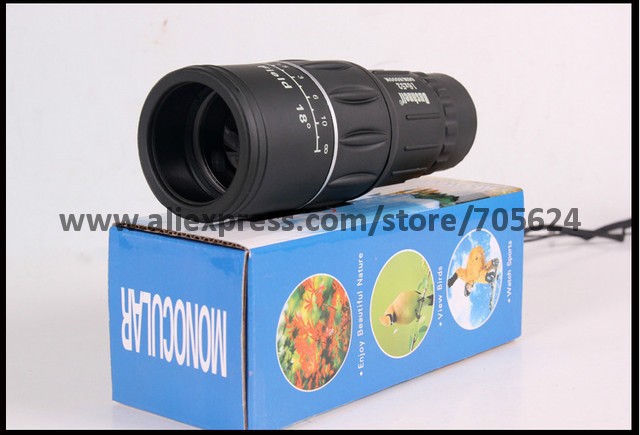 New arrival Dual Focus 16x Zoom In 66M/8000M Field Monocular Telescope Sports Hunting Concert Spotting Scope with Green Film