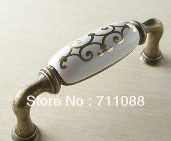new arrival European style Ceramic Zinc Alloy modern simple classic knob Kitchen Cabinet Furniture Handle knob