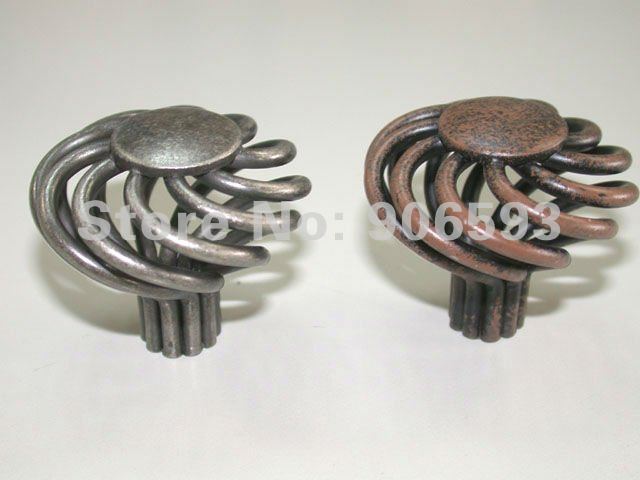 Porcelain sunflower cartoon cabinet knob12pcs lotporcelain handleporcelain knob