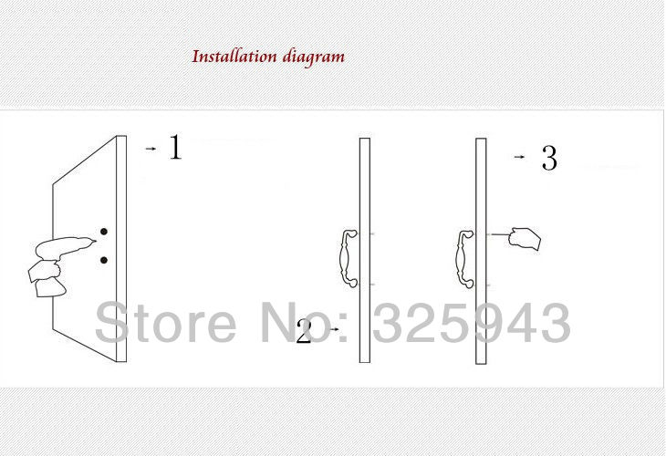 2pcs 160mm Modern Furniture Cabinet Stainless Steel Door Handle Dresser Knobs Drawer Pulls