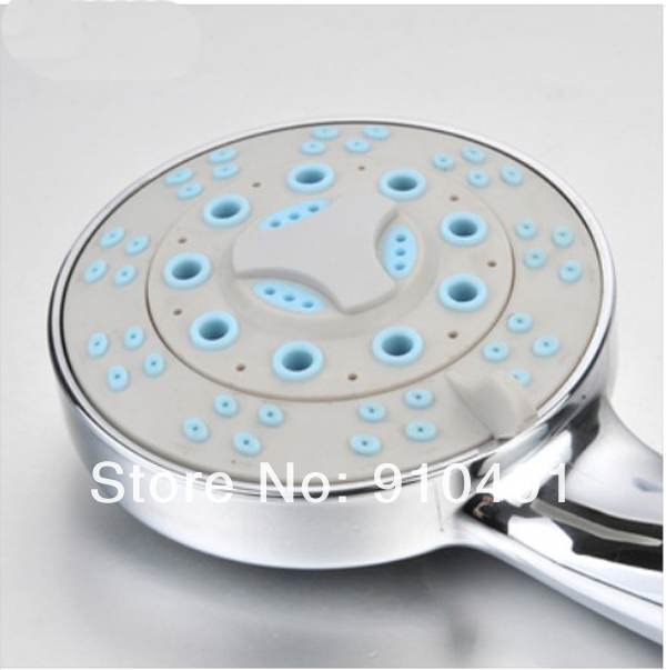 Wholesale And Retail Promotion Multi-Function Hand Held Shower Bathroom Rain Shower Head 5 Spray Modes Chrome