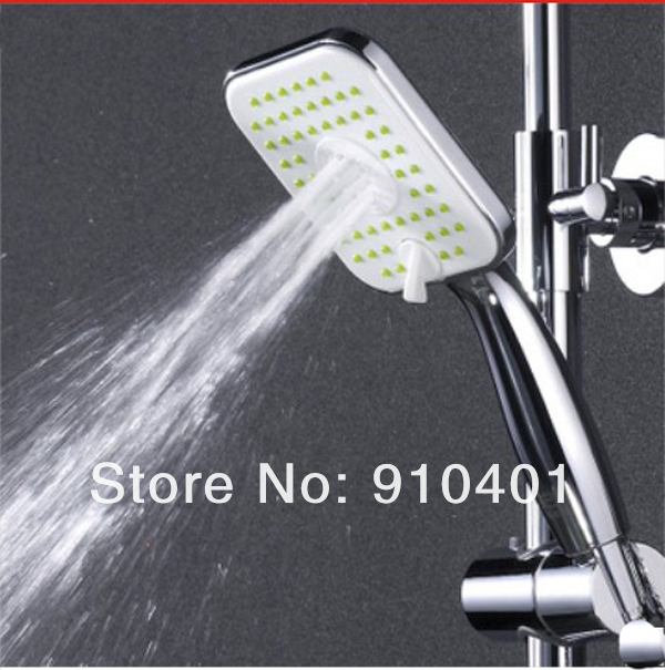 Wholesale And Retail Promotion Square Exquisite- 3 Function Handheld Shower Bathroom Single Rain Shower Head