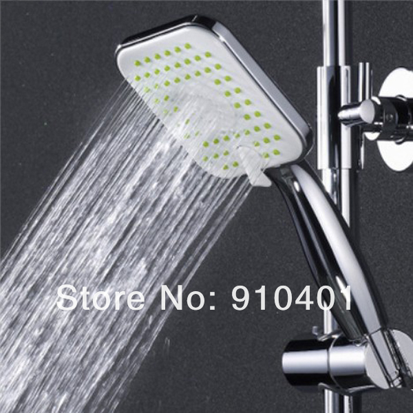 Wholesale And Retail Promotion Square Exquisite- 3 Function Handheld Shower Bathroom Single Rain Shower Head