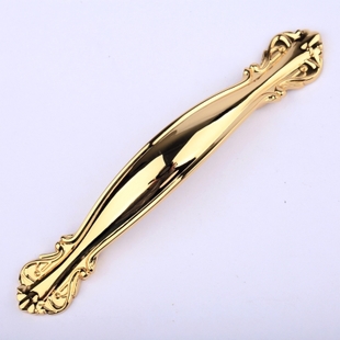 Europe&American simple style fashion funiture handle zinc alloy golden pull for cupboard and drawer Free shipping