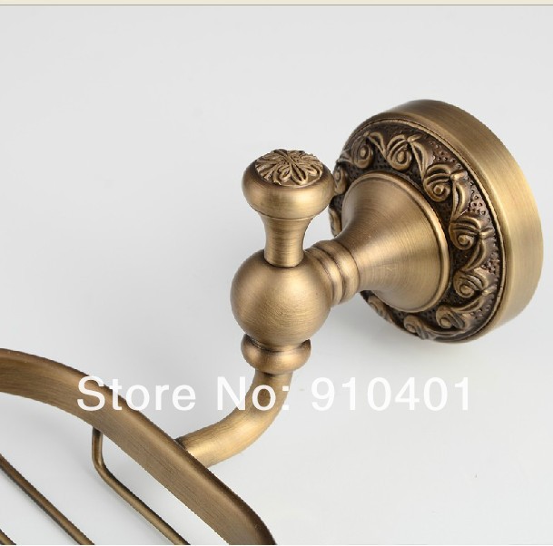 Wholesale And Retail Promotion Antique Bronze Flower Carved Art Solid Brass Bathroom Soap Dishes Basket Holder