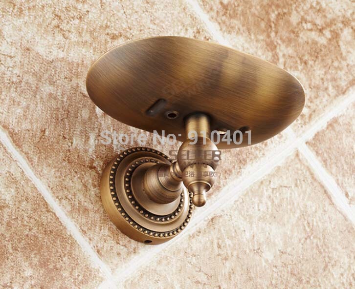 Wholesale And Retail Promotion Wall Mounted New Antique Brass Bathroom Soap Dish Holder Soap Dish