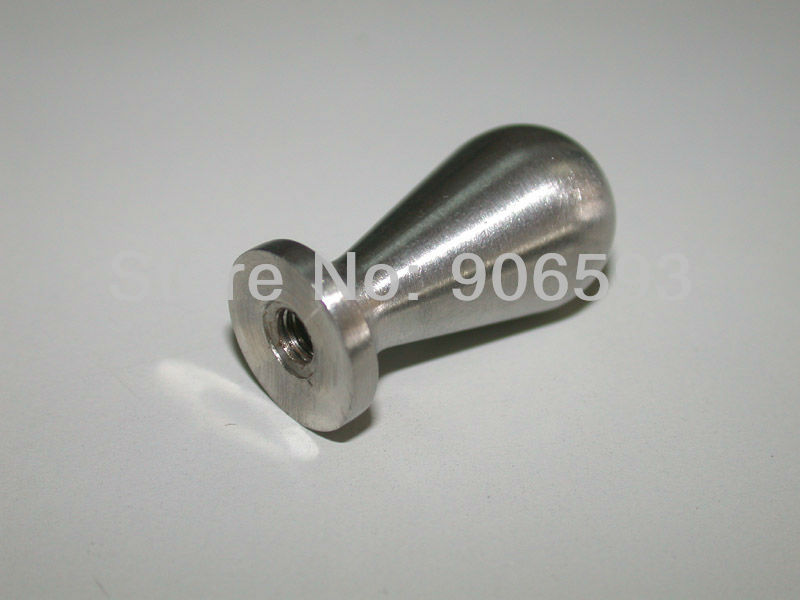 12pcs lot free shipping modern elegant stainless steel cabinet knobfurniture knobdrawer knob