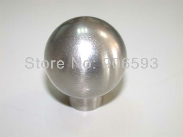 12pcs lot free shipping modern orbicular stainless steel cabinet knobfurniture knobdrawer knob
