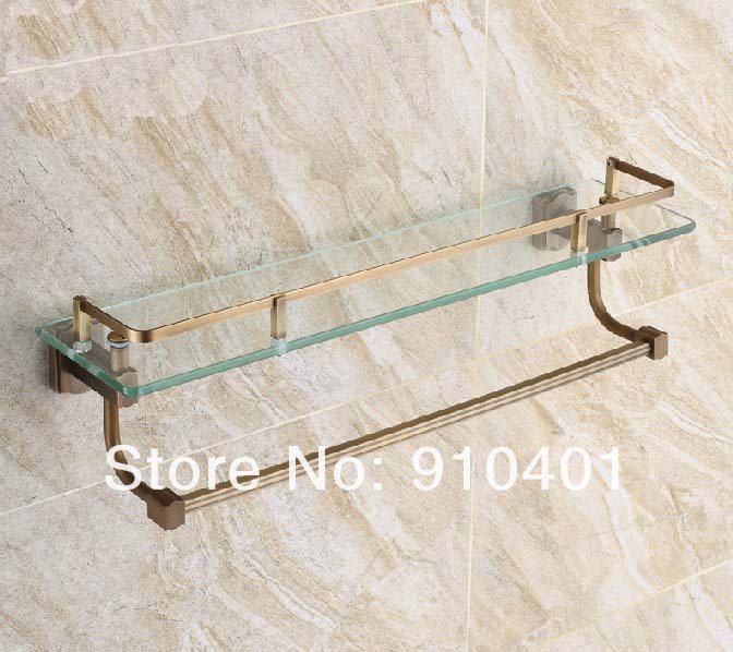 Wholesale And Retail Promotion Antique Brass Wall Mounted Bathroom Shefl Shower Caddy Cosmetic Storage Holder
