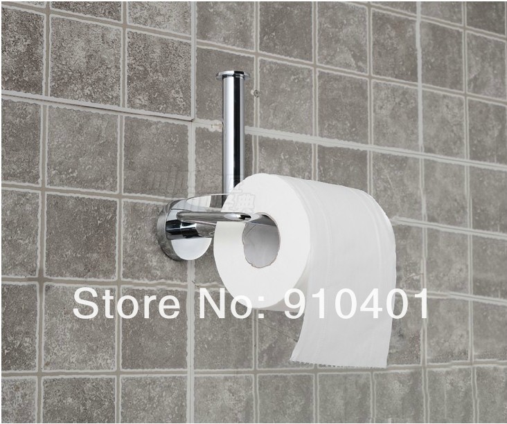 Wholesale And Retail Promotion Dual Function Bath Toilet Paper Holder Roll Tissue Holder W/ Cover Wall Mounted