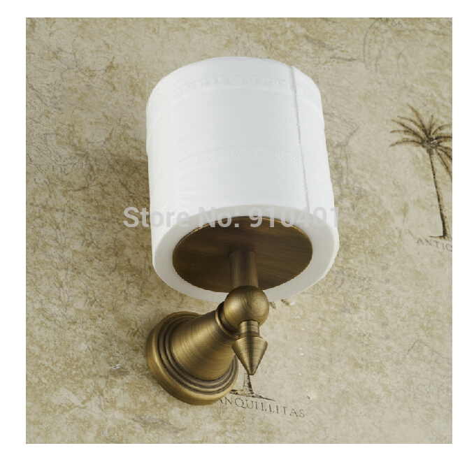 Wholesale And Retail Promotion Modern Antique Brass Bathroom Toilet Paper Holder Tissue Roll Holder Paper Bar