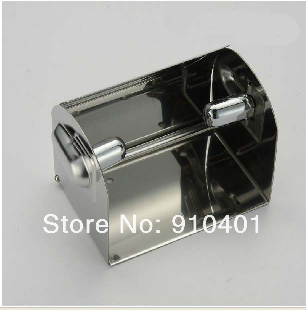 Wholesale And Retail Promotion Polished Chrome Brass Wall Mounted Bathroom Toilet Paper Holder Waterproof Box