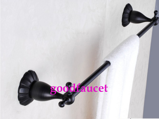 Wholesale And Retail New Euro Style Oil Rubbed Bronze Bathroom Wall Mounted Towel Bar Towel Racks Holder