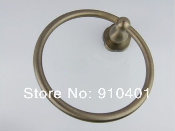 Wholesale And Retail Promotion Antique Bronze Towel Ring Hanging Ring Towel Holder Towel Hanger Antique Bronze