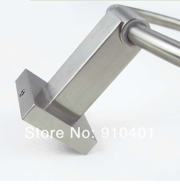 Wholesale And Retail Promotion Bathroom Wall Mounted Brushed Nickel Solid Brass Towel Ring Towel Rack Holder