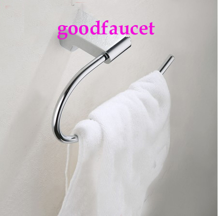 hot sale Wall mounted robe hooks chrome finish stainless steel towel hook bathroom accessories semi-circle style