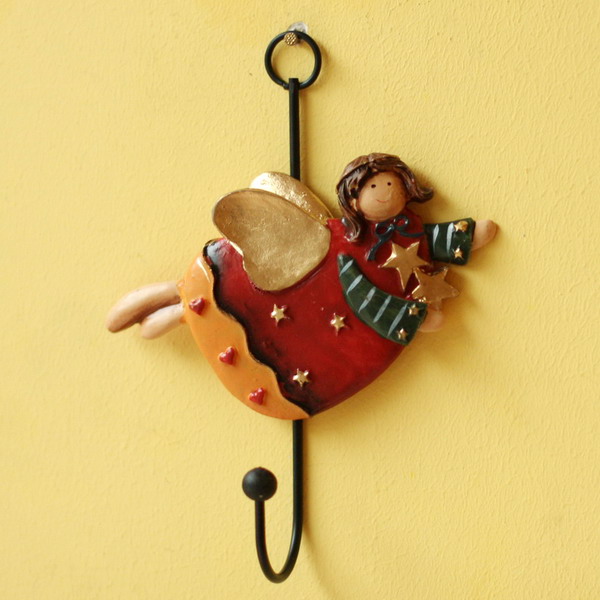 Iron hook clothes hanging hook rustic wall mounted coat hooks