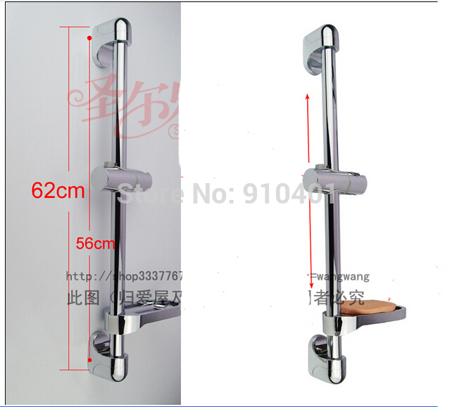 Wholesale And Retail Promotin NEW Wall Mounted Bathroom Tub Faucet Single Handle Mixer Tap W/ Hand Shower Bar