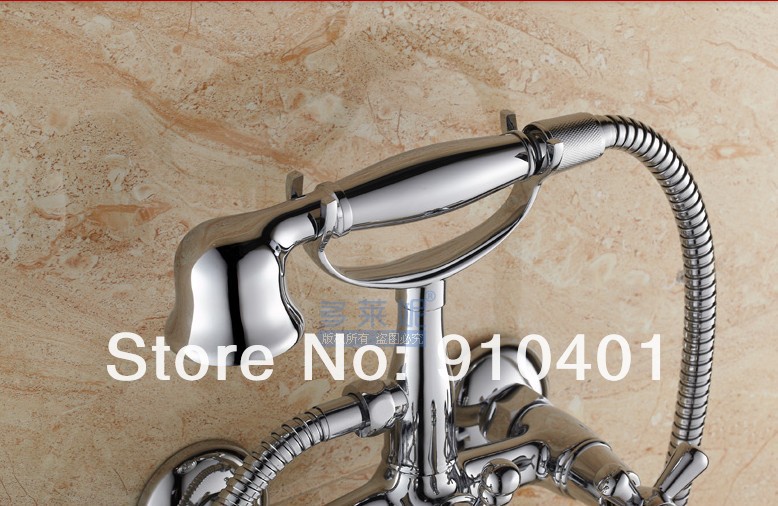 Wholesale And Retail Promotion Bathroom Luxury Chrome Rain Shower Handy Unit Tap Dual Cross Handles Mixer Tap