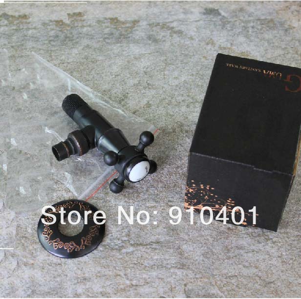 Wholesale And Retail Promotion Modern Oil Rubbed Bronze Washing Machine Cold Faucet Pool Sink Tap Cross Handle