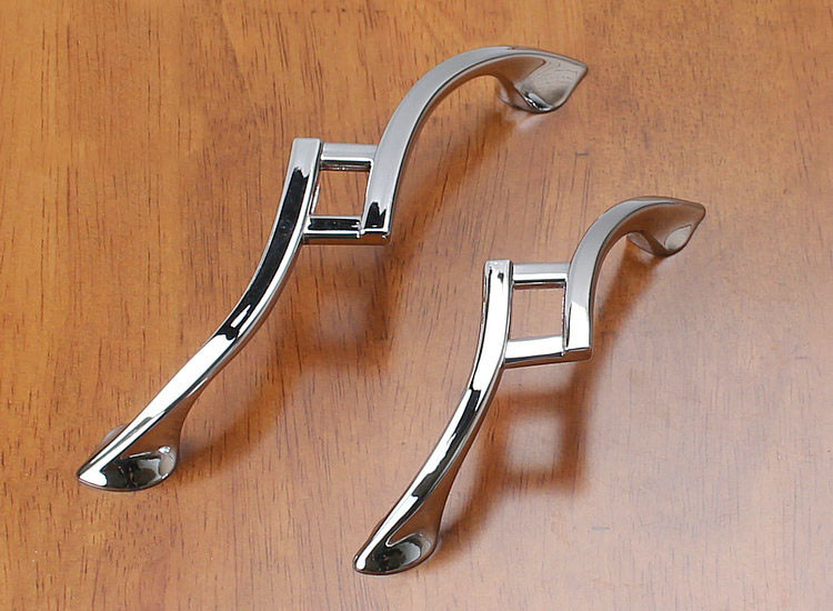 Chorme Decorate Kitchen Cabinet Drawer Furniture Handle Pull Hardware New(C.C.:128mm,Length:153mm)
