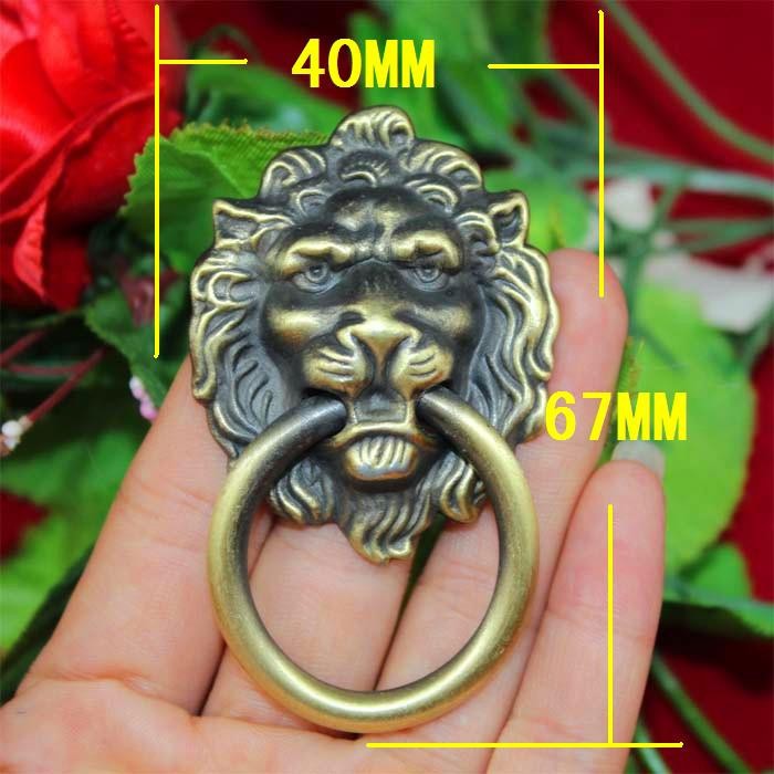 NEW Lion Head Zinc Alloy Antique Furniture Drawer Dresser Handle Cabinet Pulls And Knobs