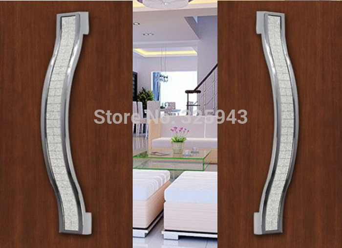 Zinc Alloy Shiny Cabinet Cupboard Wardrobe Dresser Pull Handle Bar White A1060-W160
