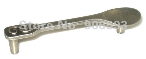 12pcs lot free shipping Zinc alloy archaistic spoon cabinet handlehandlecabinet handle96MM