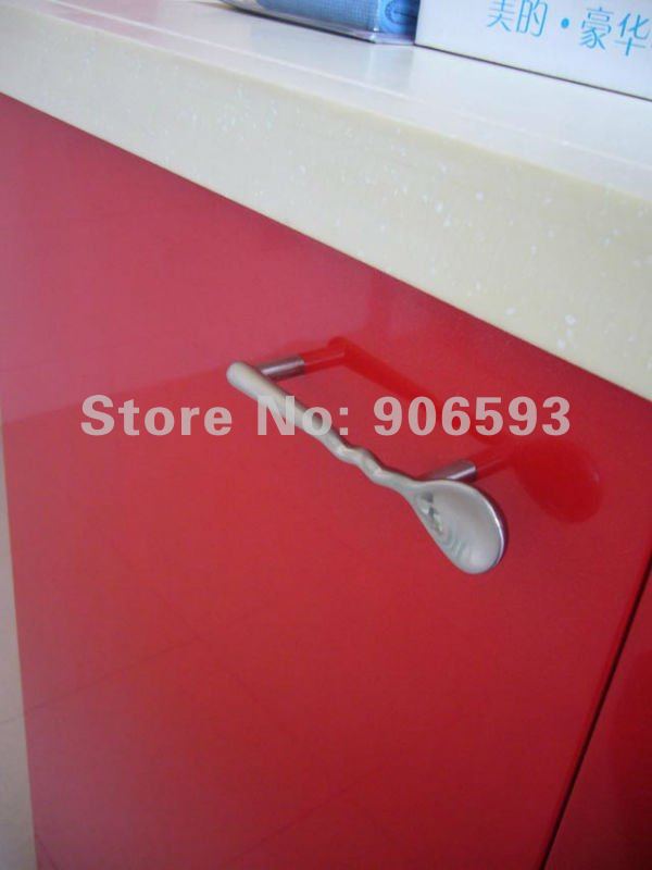 12pcs lot free shipping Zinc alloy art spoon cabinet handle \cabinet handle\furniture handle