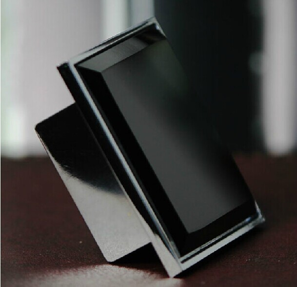 60*60mm New Arrival K9 Black Crystal Door Knobs and Handles for cupboard kitchen Cabinet  Dresser Drawer