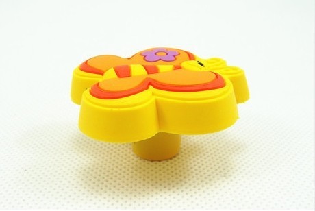 children knob prevent soft yellow butterfly cabinet drawer handle children room handle furniture knob kid knob
