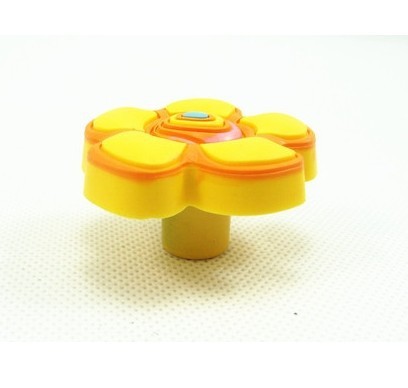 children knob prevent soft yellow flower cabinet drawer handle children room handle furniture knob kid knob