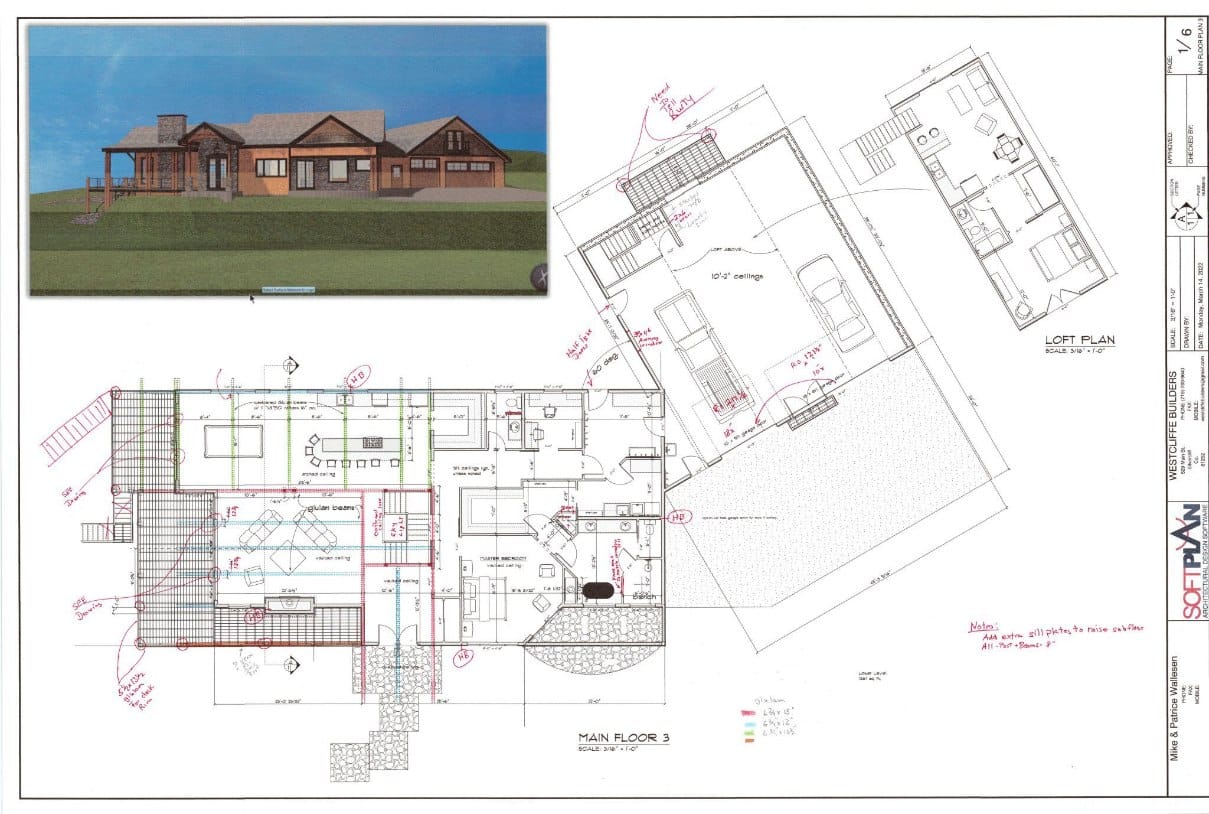 Westcliffe Builders Interior Plans