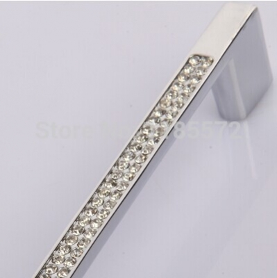 128mm Hot Selling Crystal Glass Funiture Handle Knobs for Cabinet Dresser Drawer Wardrobe
