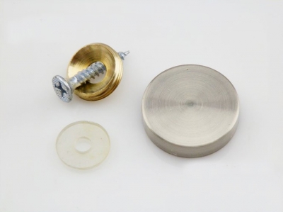 20Pcs Brass AD Fixing Screws Glass Standoff Pin(D:20mm)