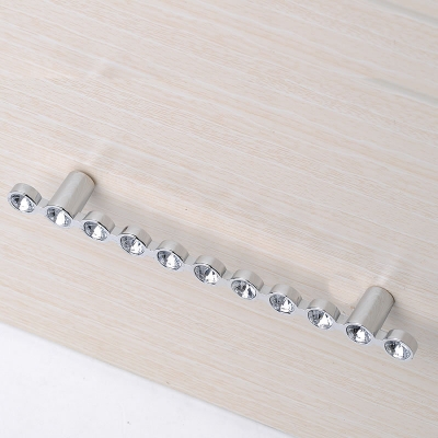 2pcs Crystal Cabinet Knob Pull Handle Drawer Cupboard Door Wardrobe crystal glass handle furniture handles