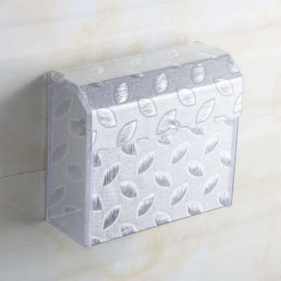 Acrylic tissue box paper box bathroom towel rack waterproof toilet paper box [OtherProducts-314|]