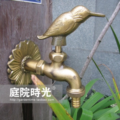 Brass Copper animal faucet tap pool tap kingfishers bronze garden tap garden hardware garden bibcocks