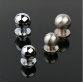 Brushed Silver Simple Sphere Cabinet Wardrobe Cupboard Knob Drawer Door Pulls Handles 24mm 0.94