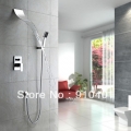 Contemporary cheap chrome brass waterfall brathroom shower faucet LX-3028