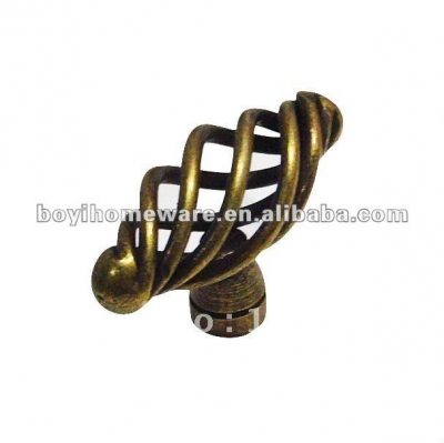 Hot sell black iron-nickel knob handle wholesale bircage knob unique knobs wholesale and retail shipping discount 50pcs/lot T50