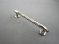 Kitchen Cabinet Handle With Zinc Alloy Silver Metal Part (C.C.:96mm,Length:118mm)