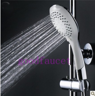 Wholesale / Retail NEW Ultrathin 5-Function Water Saving Bathroom Handheld Shower Handy Sprayer Bath Accessories