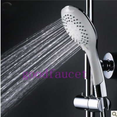 Wholesale / Retail NEW Ultrathin 5-Function Water Saving Bathroom Handheld Shower Handy Sprayer Bath Accessories [Shower head &hand shower-4175|]