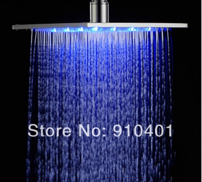 Wholesale And Retail Promotion Large 12" (300mm) Square Rain Shower Brass Shower Faucet Head Shower Replacement [Shower head &hand shower-4151|]