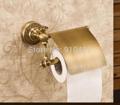 Wholesale And Retail Promotion Luxury Wall Mounted Toilet Paper Holder Waterproof Tissue Bar Holder W/ Cover [Toilet paper holder-4700|]