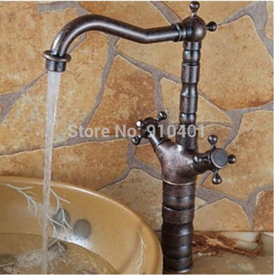Wholesale And Retail Promotion NEW Modern Oil Rubbed Bronze Bathroom Faucet Swivel Spout Vanity Sink Mixer Tap