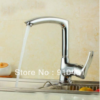 Wholesale And Retail Promotion Swivel Spout Luxury Kitchen Faucet Single Handle Vessel Sink Mixer Tap Chrome [Chrome Faucet-892|]